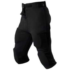  Alleson Youth 10 Oz. Polyester Football Pants BK   BLACK 