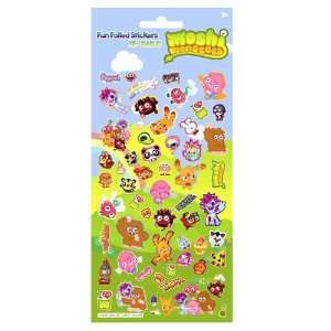  Moshi Monsters Fun Foiled Stickers Large Toys & Games