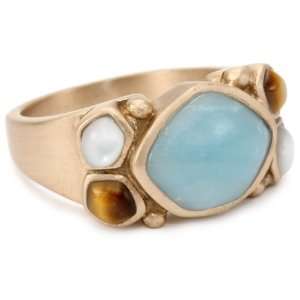  Bronzed by Barse ite Multi Stone Ring, Size 8 