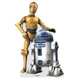    C3PO R2D2 Clone Wars Trooper Star Wars Standup 
