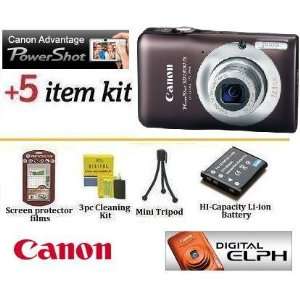 Canon PowerShot SD1300 IS Digital ELPH Camera (Brown) 12.1MP With The 