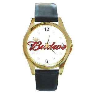  budweiser v2 Gold Metal Watch 