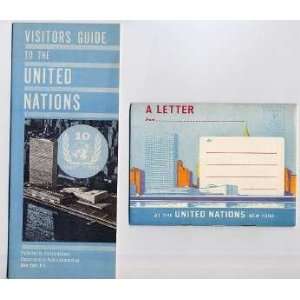  1955 United Nations Brochure & Souvenir LetterFolder 