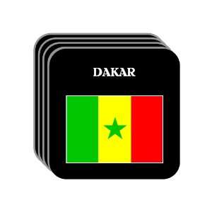  Senegal   DAKAR Set of 4 Mini Mousepad Coasters 