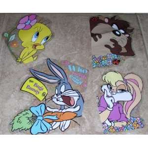 Looney Tunes Bugs Bunny Easter Spring Window Clings   Set of 4   Bugs 