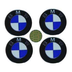  4 BMW Genuine OEM Wheel Center Cap Emblem Decal Sticker 