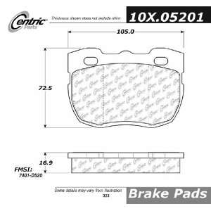 Axxis, 109.05201, Ultimate Brake Pads Automotive