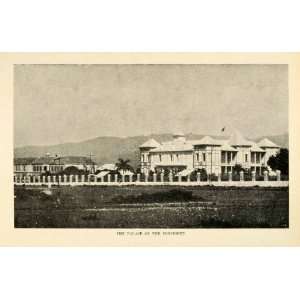   Port au Prince Building   Original Halftone Print