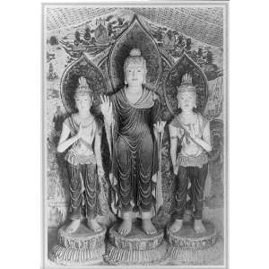  Gautama Buddah,Cave no. 332,Mokao Grottoes,Tunbuang,Kansu 