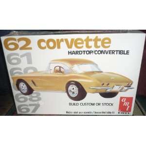 6553 AMT 62 Corvette Hardtop/Convertible 1/25 Scale Plastic model kit 