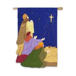    Estate Size Flag, We Three Kings,12009 Patio, Lawn & Garden