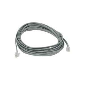   6P4C Straight Modular Cable, Silver (14 Feet/4.26 Meters) Electronics