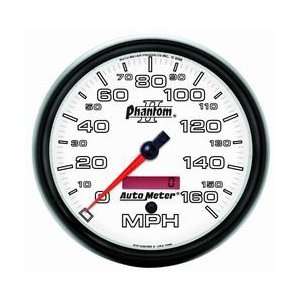  Auto Meter 7588 Phantom II 3 3/8 160 mph In Dash Electric 
