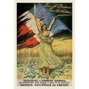    Vintage Art For the Flag, For Victory   10808 8