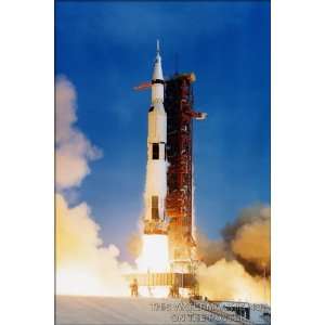  Saturn V Rocket Launches Apollo 11   24x36 Poster 