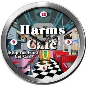  HARMS 14 Inch Cafe Metal Clock Quartz Movement Kitchen 