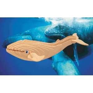  Blue Whale 3D Woodcraft Construction Kit Arts, Crafts 