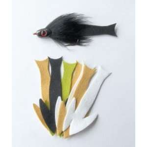  Fly Tying   Fish Skull Frantic Tails   small   white 