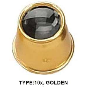  10X EYE LOUPE GOLD