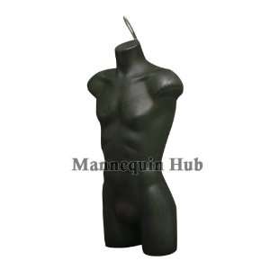  New Male Torso Dress Form Mannequin Display Bust Black 