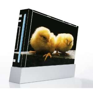 Twin Chicks Decorative Protector Skin Decal Sticker for Nintendo Wii 