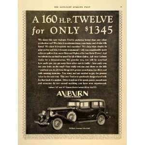  1932 Ad Auburn IN Auto Company 160 HP 12 Cylinder Sedan 