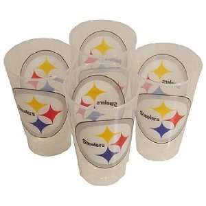  Pittsburgh Steelers Four Pack of Plastic Cups