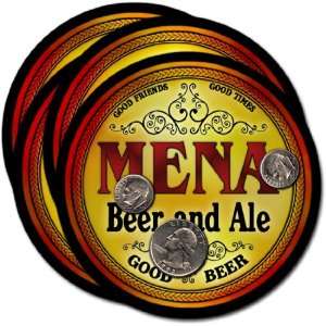  Mena, AR Beer & Ale Coasters   4pk 