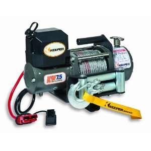  Keeper KW75122RM 1 12V DC Rapid Mount Portable Winch with 