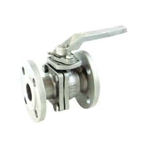  ALL S.S. Flange Ball Valve 2pc 150LB   3/4 Industrial 