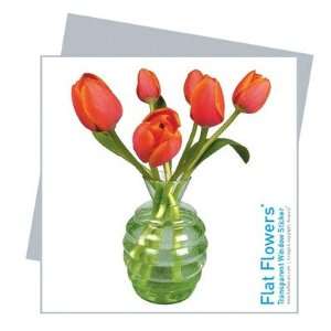  Flat Flowers Greetings in Tulip Color Yellow Kitchen 
