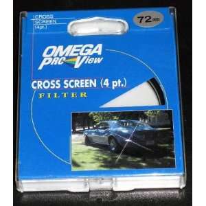 Omega 72mm Cross Screen (4 pt.) Filter