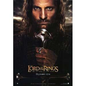 THE LORD OF THE RINGS THE RETURN OF THE KING original rolled double 