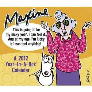  Maxine 2012 Year In A Box / Desk Calendar