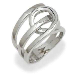    Ring in White 18 karat Gold, form Band, weight 9.9 grams Jewelry