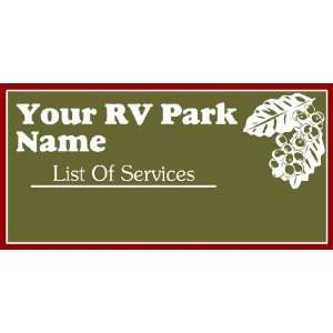    3x6 Vinyl Banner   Rv Park List Of Services 