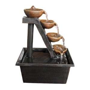  Four Tiered Step Tabletop Water Fountain