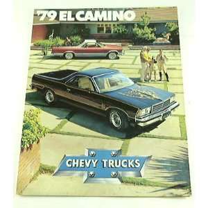  1979 79 Chevrolet Chevy EL CAMINO BROCHURE SS Conquista 