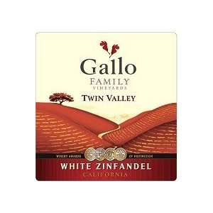   Gallo Twin Valley White Zinfandel 1987 187ML Grocery & Gourmet Food