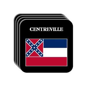 US State Flag   CENTREVILLE, Mississippi (MS) Set of 4 Mini Mousepad 