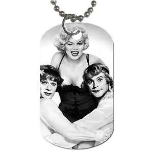  Some Like it Hot Monroe Dog Tag with 30 chain necklace 