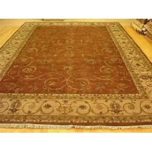   Knotted Agra(50%wool,50%silk) India Rug   101x143