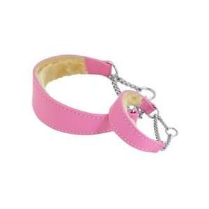 Martingale Collar with Shearling 1 1/4x10 Pink  Kitchen 