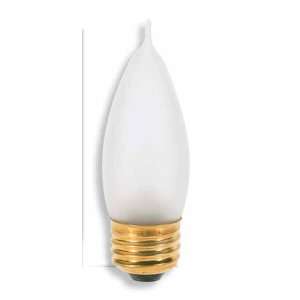  60 Watt Frosted Flame Tipped Standard Base Light Bulb 