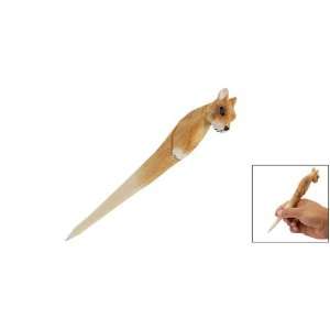  Amico Wolf Shaped Wooden Ballpoint Ball Point Pen with 