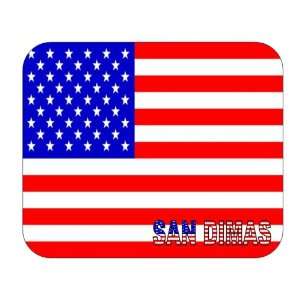  US Flag   San Dimas, California (CA) Mouse Pad 