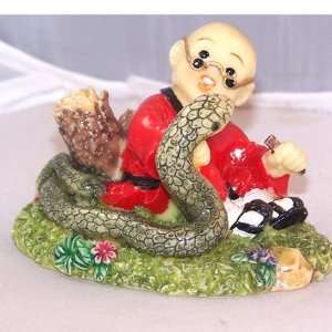  Year of the Snake Buddha Boy Figurine 