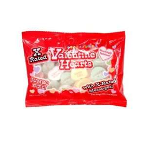  X Rated Valentine Hearts Candy Jumbo Size 3oz Bag Health 