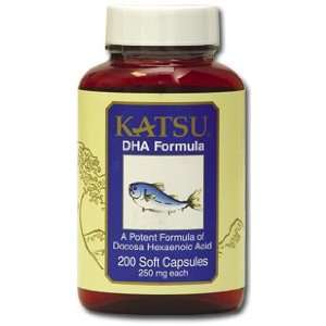  Kenshin 22444 KATSU DHA   Fish Oil 200 Caps  250 mg   Case 