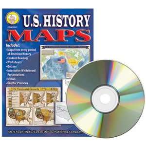  Us History Maps Clip Art Cd Toys & Games